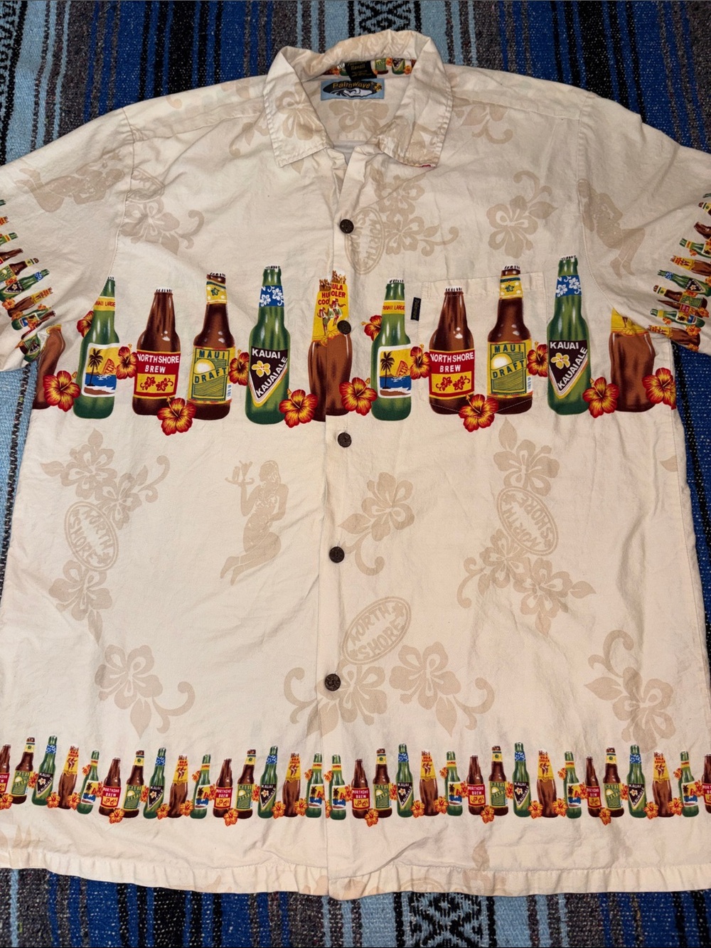 Vintage Palmwave Northshore Hawaiian Shirt